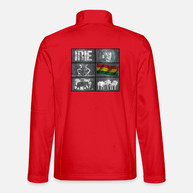 Reggae Kulturmix - Unisex Softshelljacke - Rot