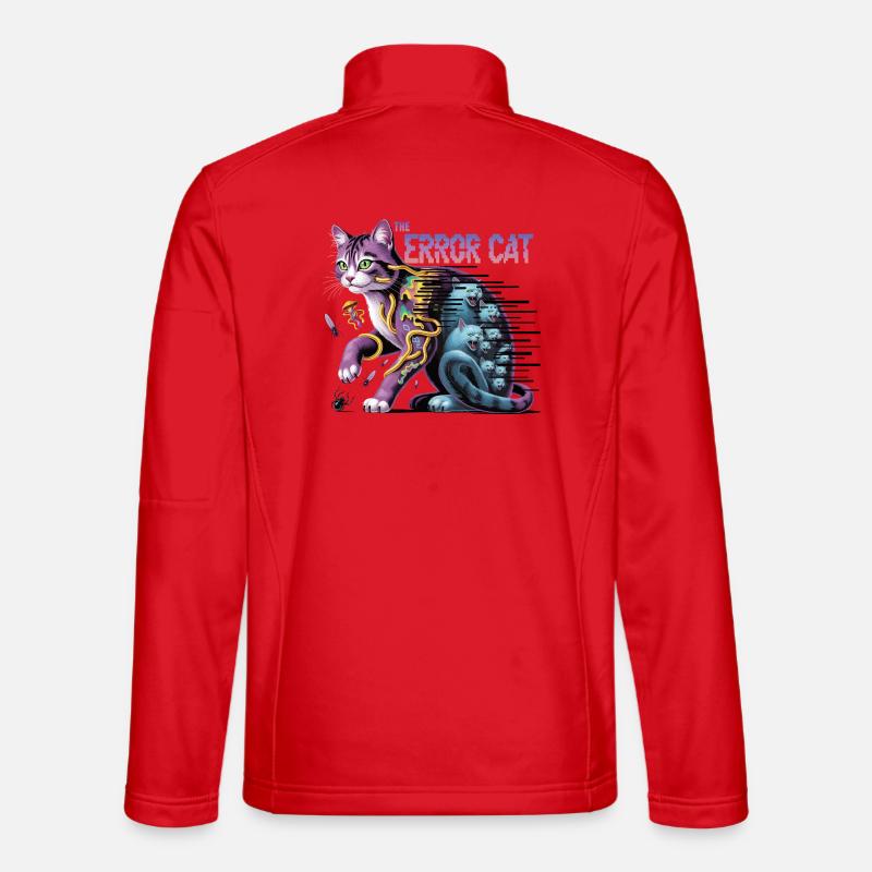 The Errant Cat Digital Art Unisex Softshell Jacket