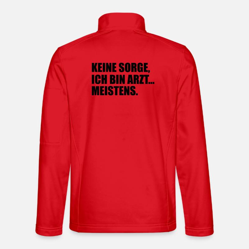 Keine Sorge, ich bin Arzt… meistens Unisex Softshelljacke