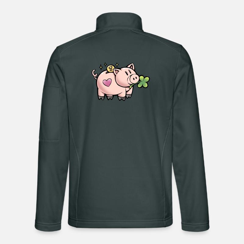 Süßes Sparschwein Unisex Softshelljacke