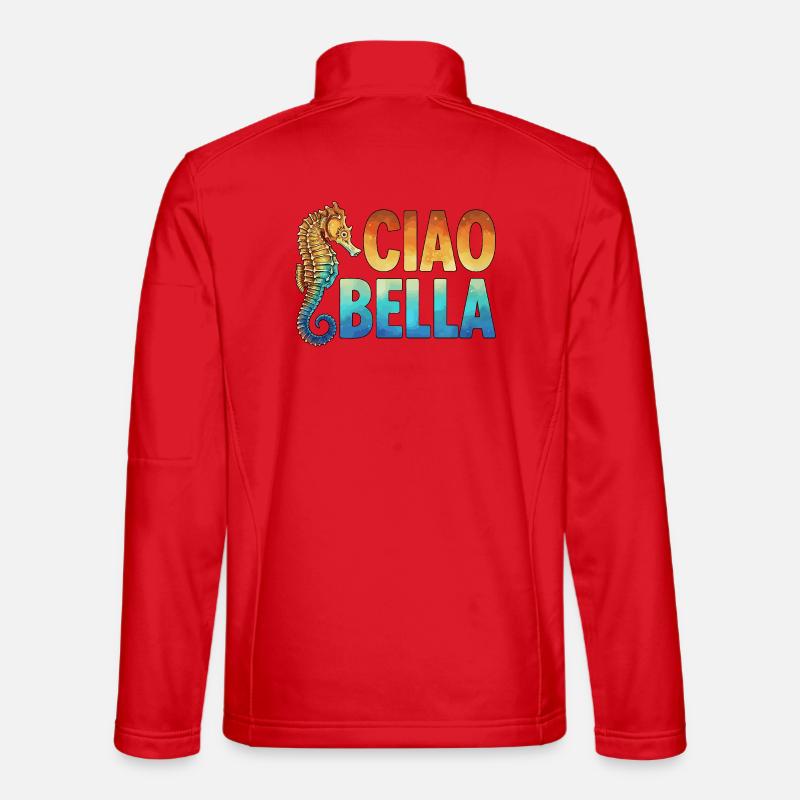 Ciao Bella - Unisex Softshell Jacket - red