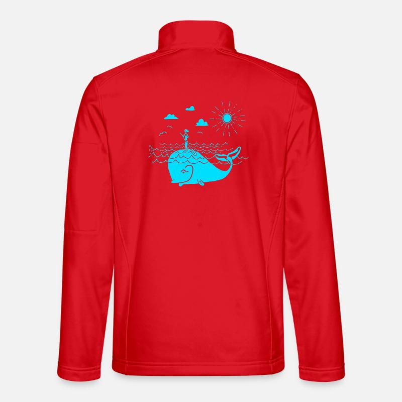 SUP - Unisex Softshell Jacket - red