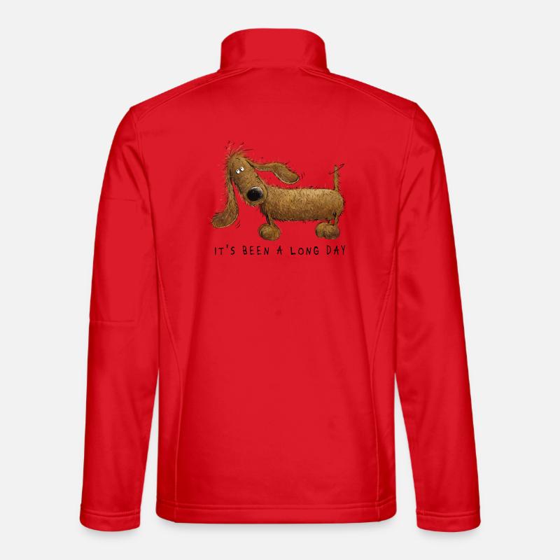 Drôle teckel teckel dictons cadeau Veste en tissu softshell Unisexe