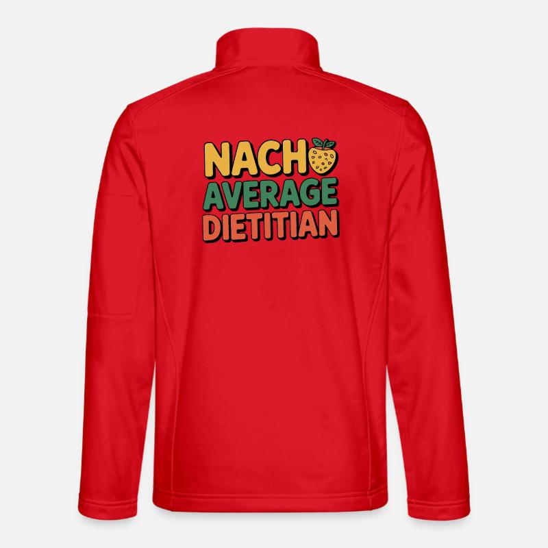 Nach Average Dietitian Nutrition Expert Profession - Unisex Softshell Jacket - red