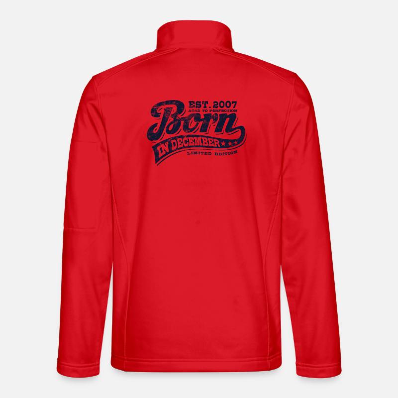 Born in December 2007 - Birthday - Gift Unisex Softshell Jacket