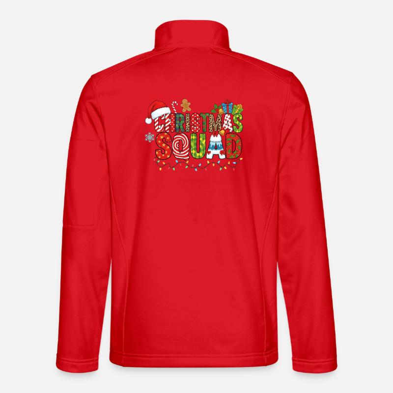 Christmas Squad - Unisex Softshelljacke - Rot