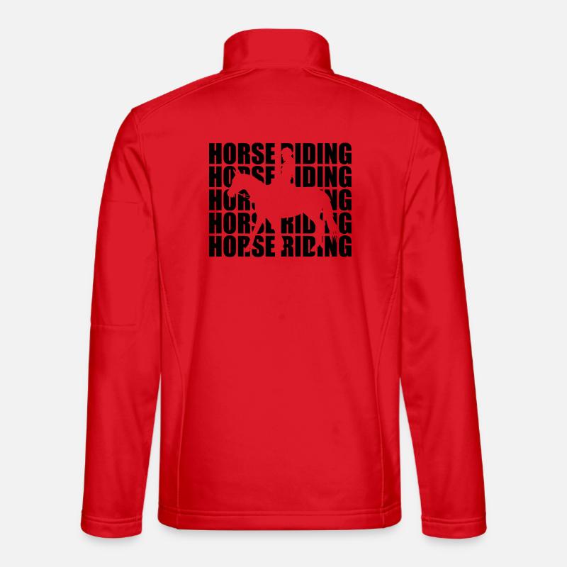 Fun riding - Unisex Softshell Jacket - red