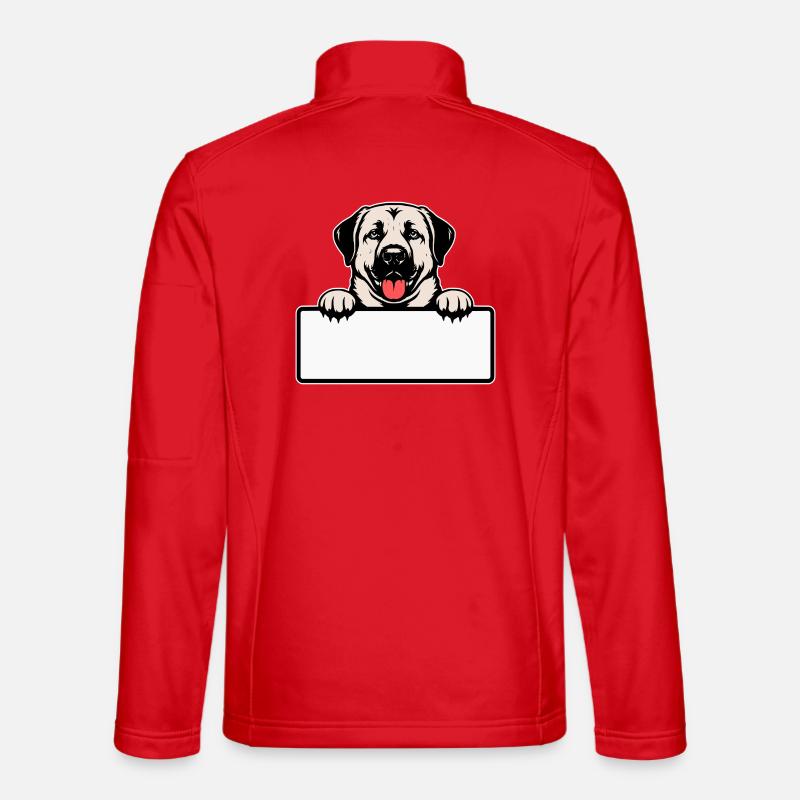 Kangal with shield to personalize - Unisex Softshell Jacket - red