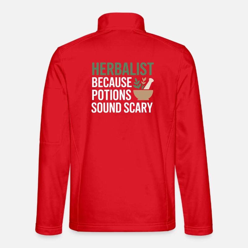 Certified Botanical Practitioner Clinical Gear  - Unisex Softshell Jacket - red