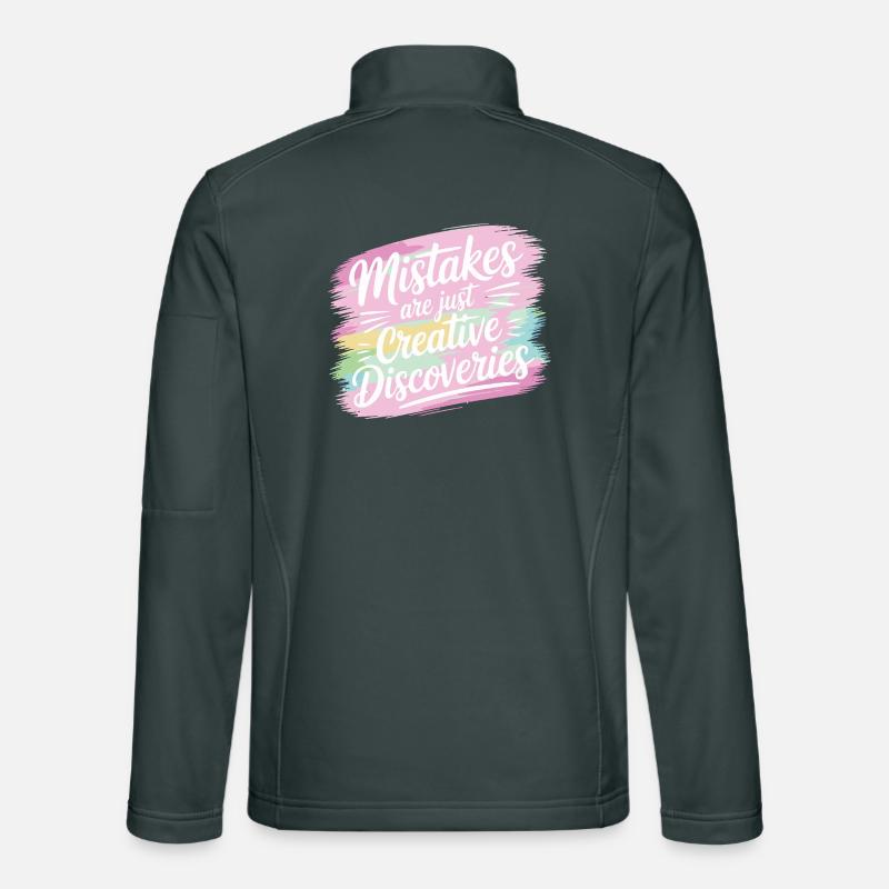 Découvertes créatives Motivation Design Veste en tissu softshell Unisexe