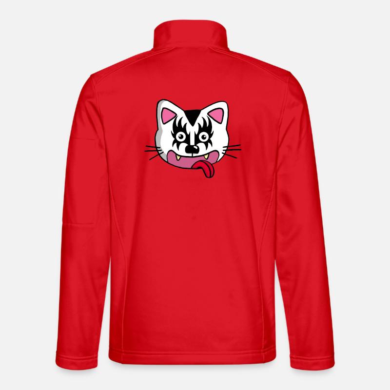 Cute but demonic cat Unisex Softshell Jacket
