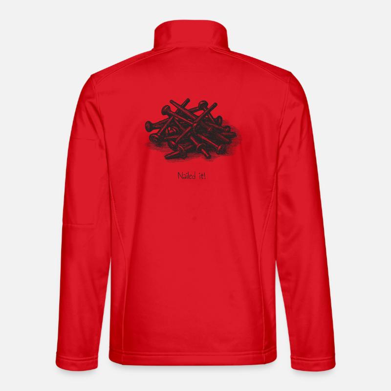 Nailed it! - Unisex Softshell Jacket - red