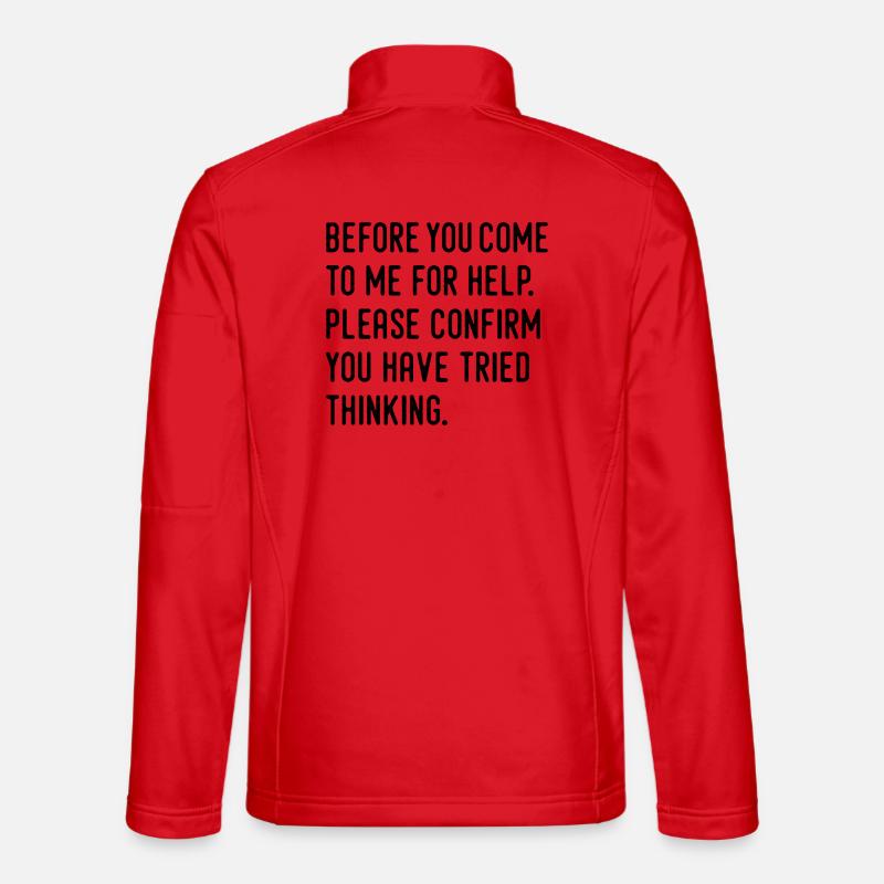 humor - Unisex Softshell Jacket - red