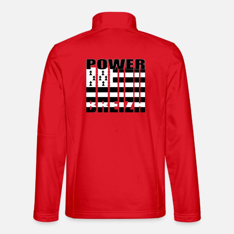 Breizh Power - Unisex Softshell Jacket - red