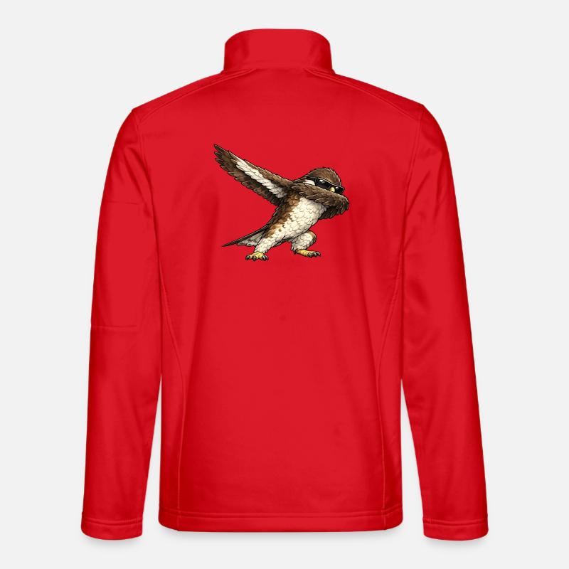Dabbing Bussard Unisex Softshelljacke