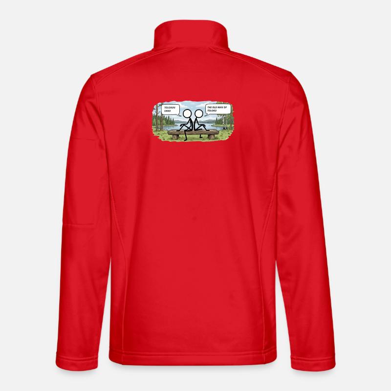 Savo Guys Duo 2 Tale Bench - Unisex Softshell Jacket - red