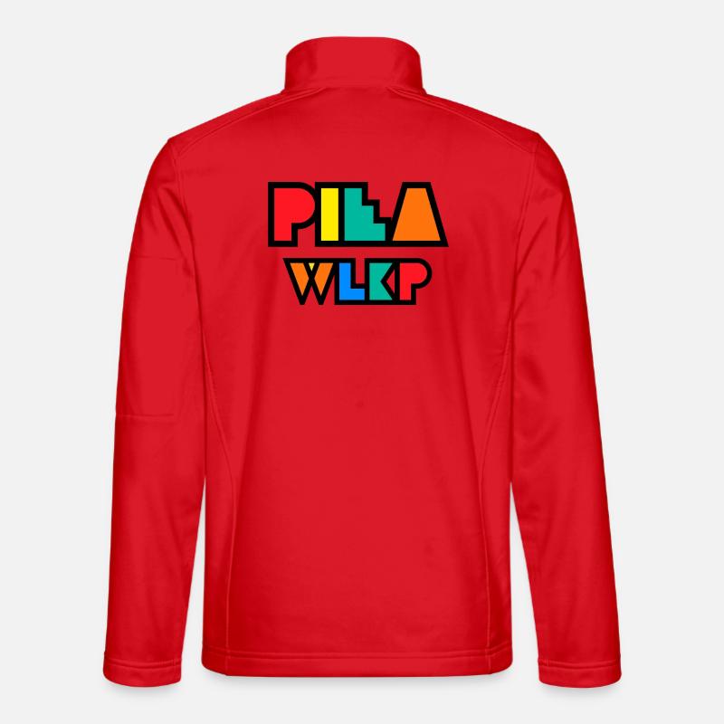 Saw wlkp. Buntes Logo - Unisex Softshelljacke - Rot