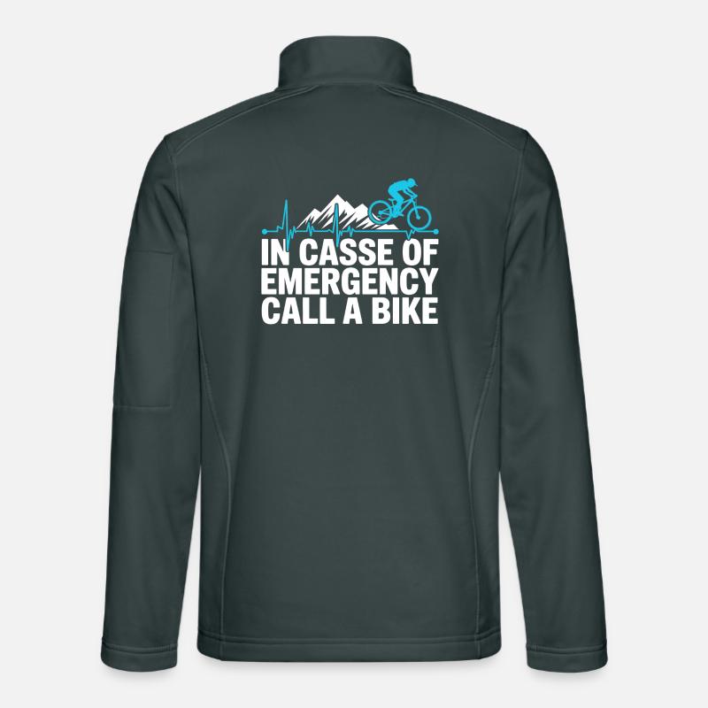 VTT, Descente, Action du cyclisme Veste en tissu softshell Unisexe