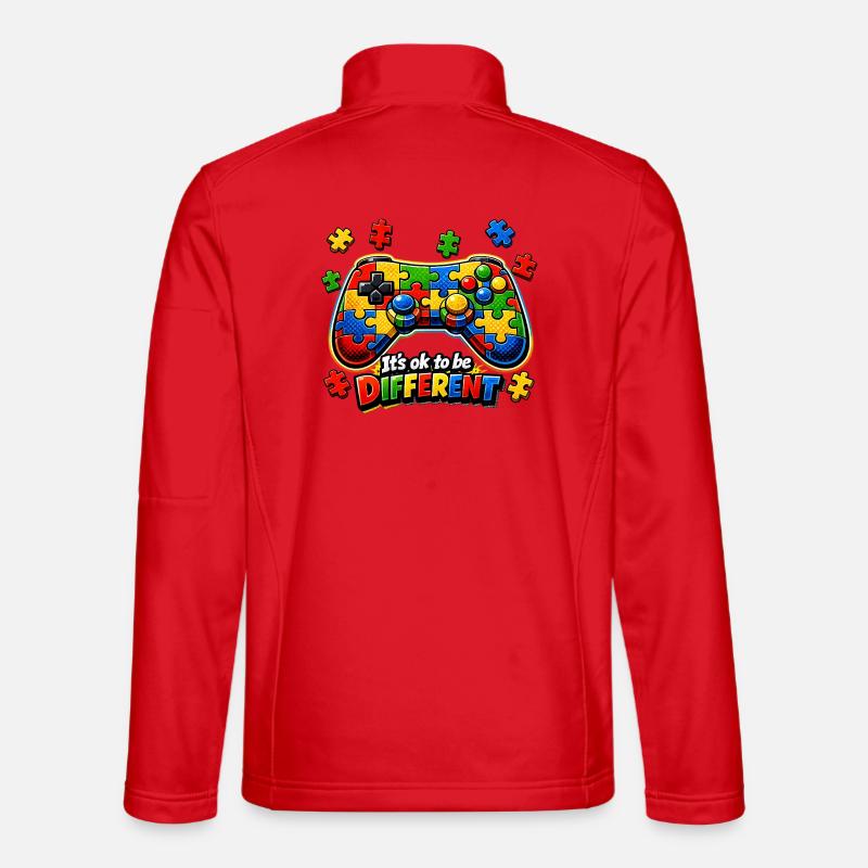 Autism Gamer Videospiel-Controller Unisex Softshelljacke