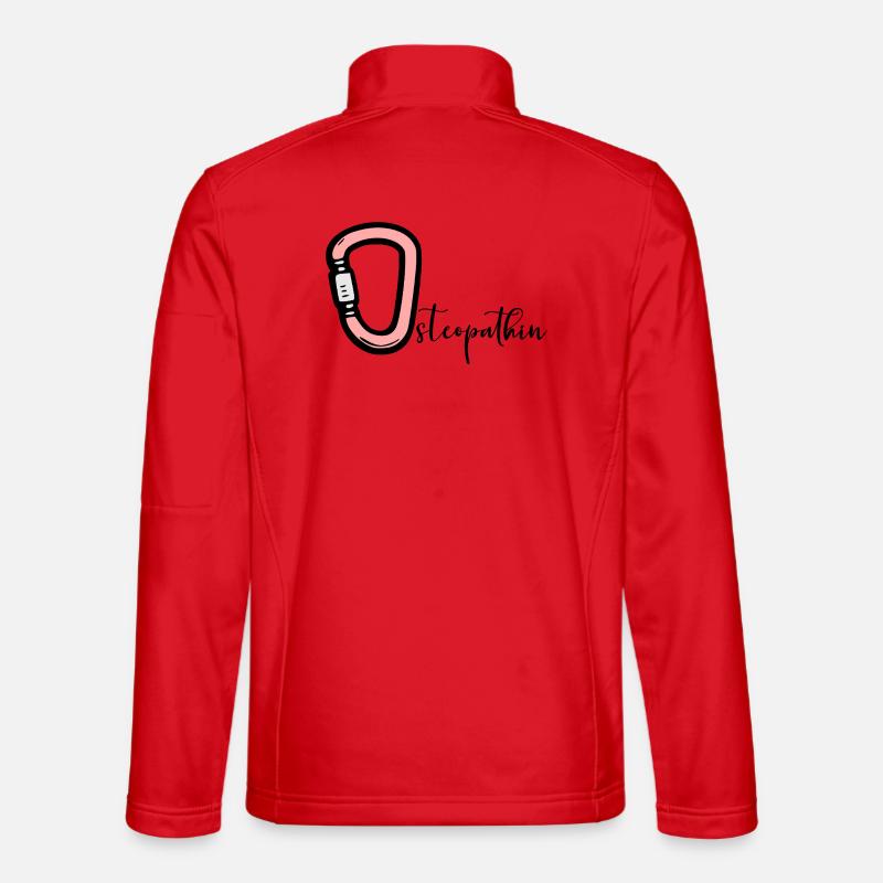 Osteopathy Osteopath - Unisex Softshell Jacket - red