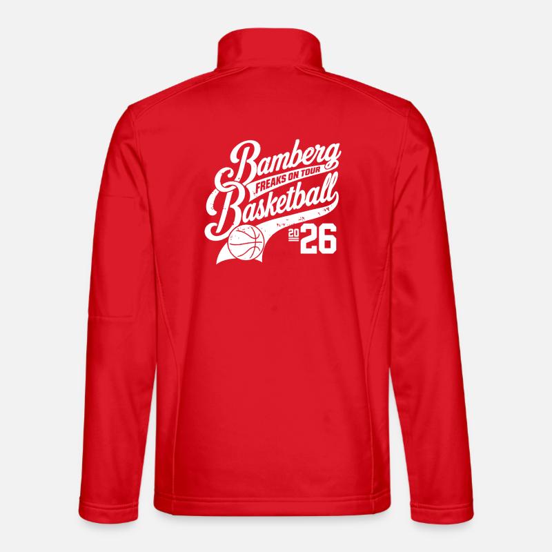 Bamberg Basketball - Unisex Softshelljacke - Rot