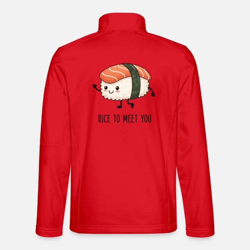 Du riz pour vous rencontrer Veste en tissu softshell Unisexe