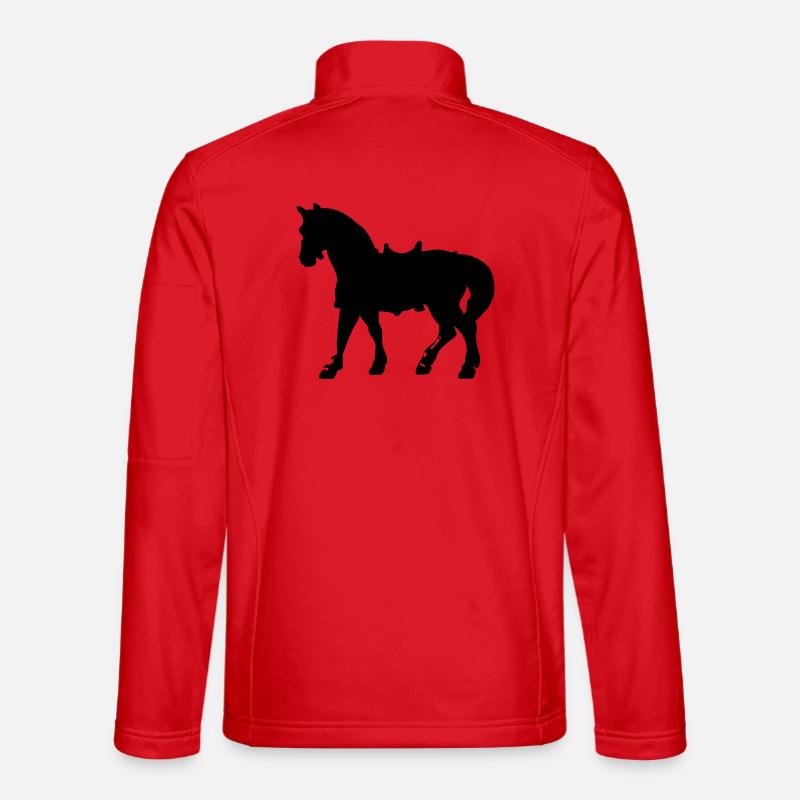 Cheval Veste en tissu softshell Unisexe