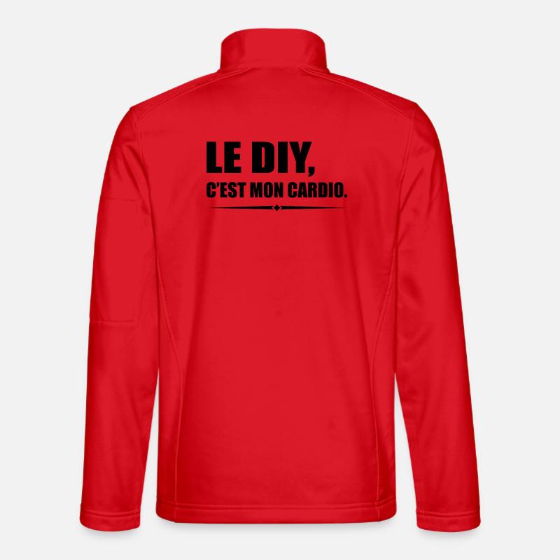 Le DIY c’est mon cardio version bricoleur Veste en tissu softshell Unisexe