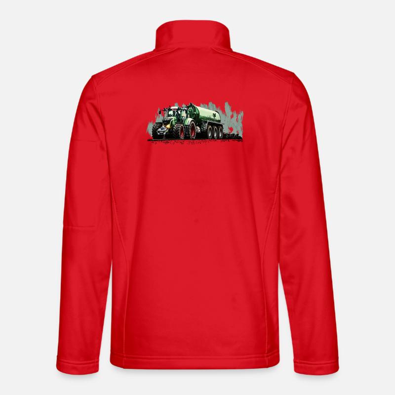 Heavyweight on four wheels - Unisex Softshell Jacket - red
