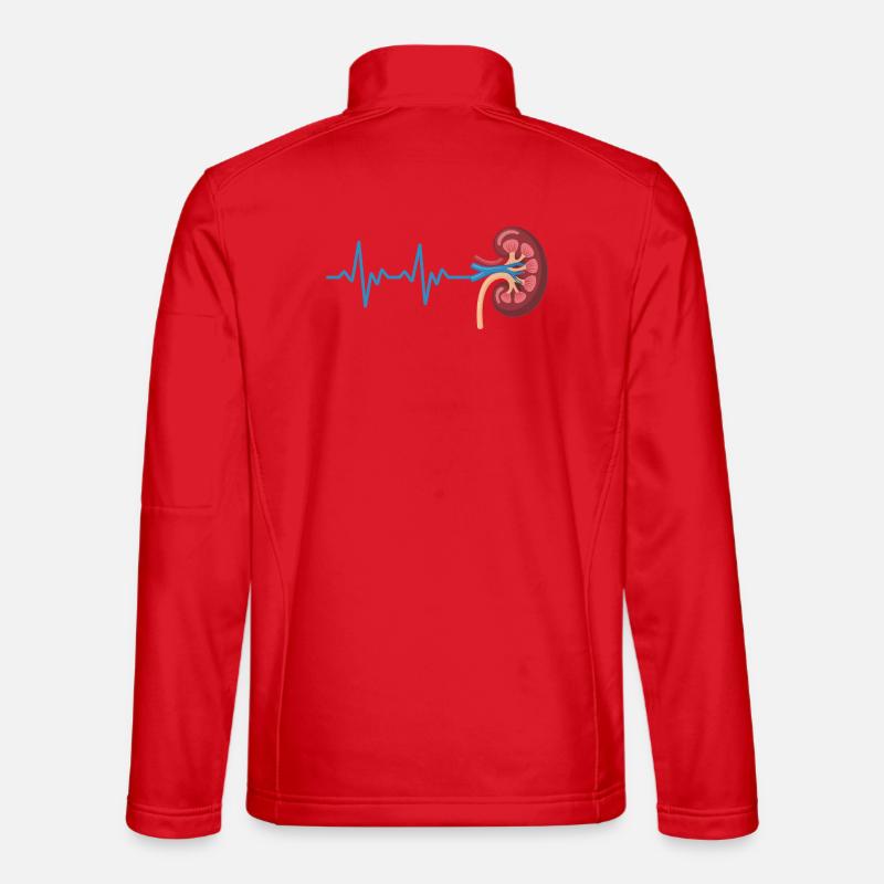 Kidney Rhythm Graph Unisex Softshell Jacket