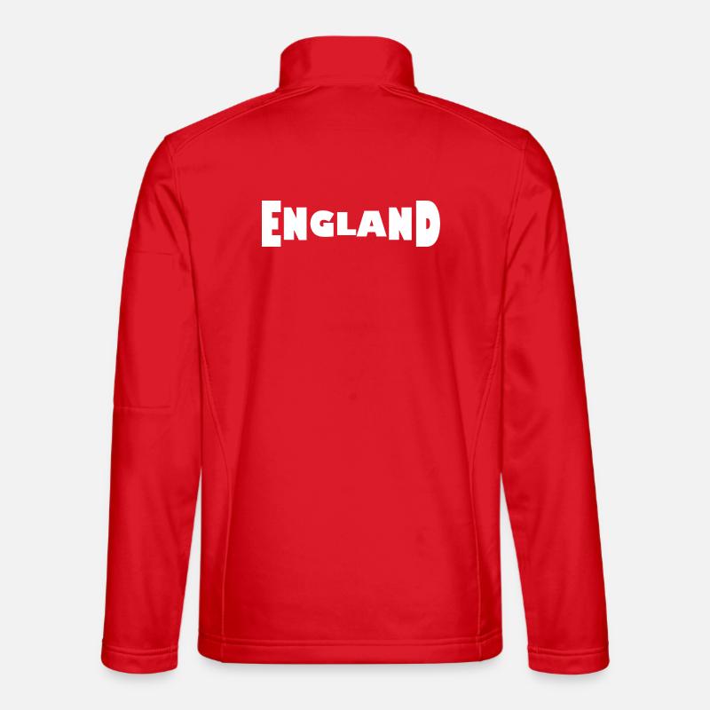England - Unisex Softshell Jacket - red