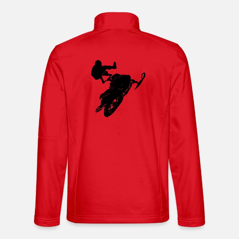 Snowmobile cleasanna tiománaí Unisex Softshell Jacket