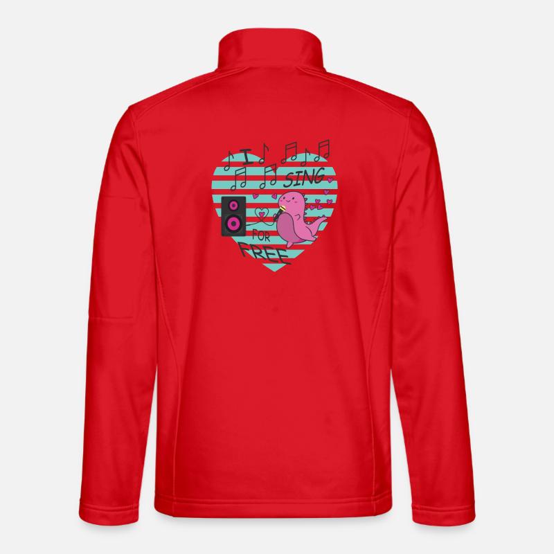 Je chante gratuitement Veste en tissu softshell Unisexe
