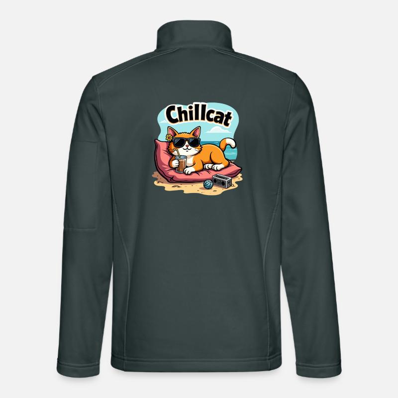 Chillcat - Lazy. Fluffy. Fabulous. Unisex Softshell Jacket