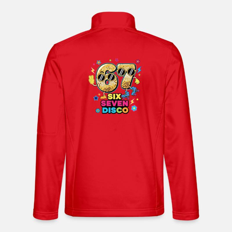 67 Six Seven 6-7 - Disco Retro Party Veste en tissu softshell Unisexe