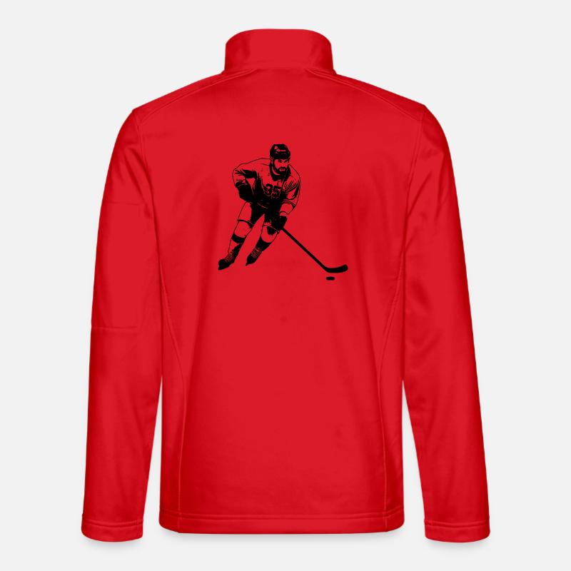 Eishockey - Unisex Softshell Jacket - red