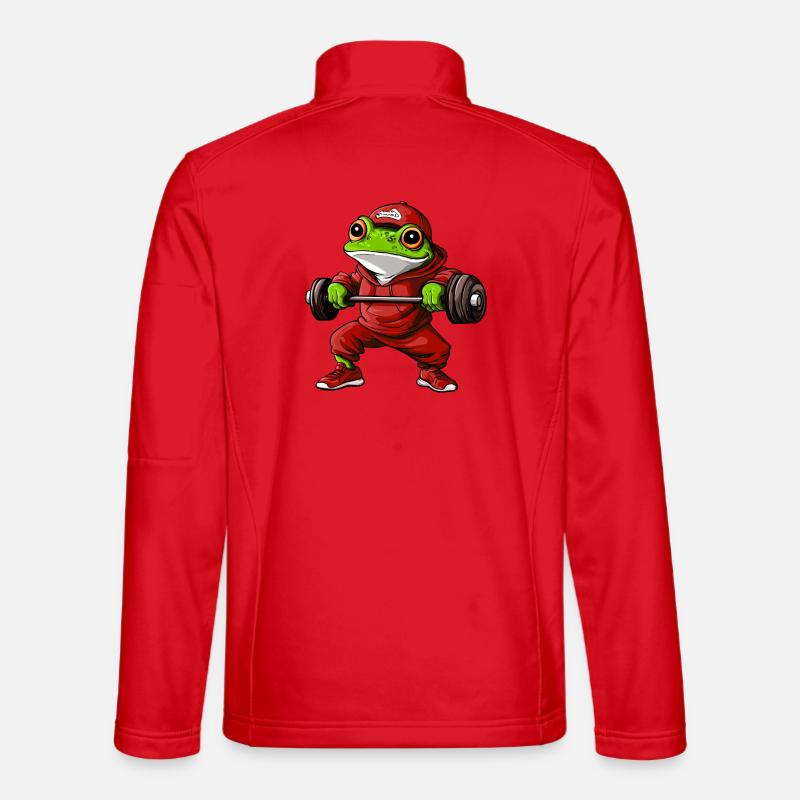 Sporttrainer Frosch - Unisex Softshelljacke - Rot