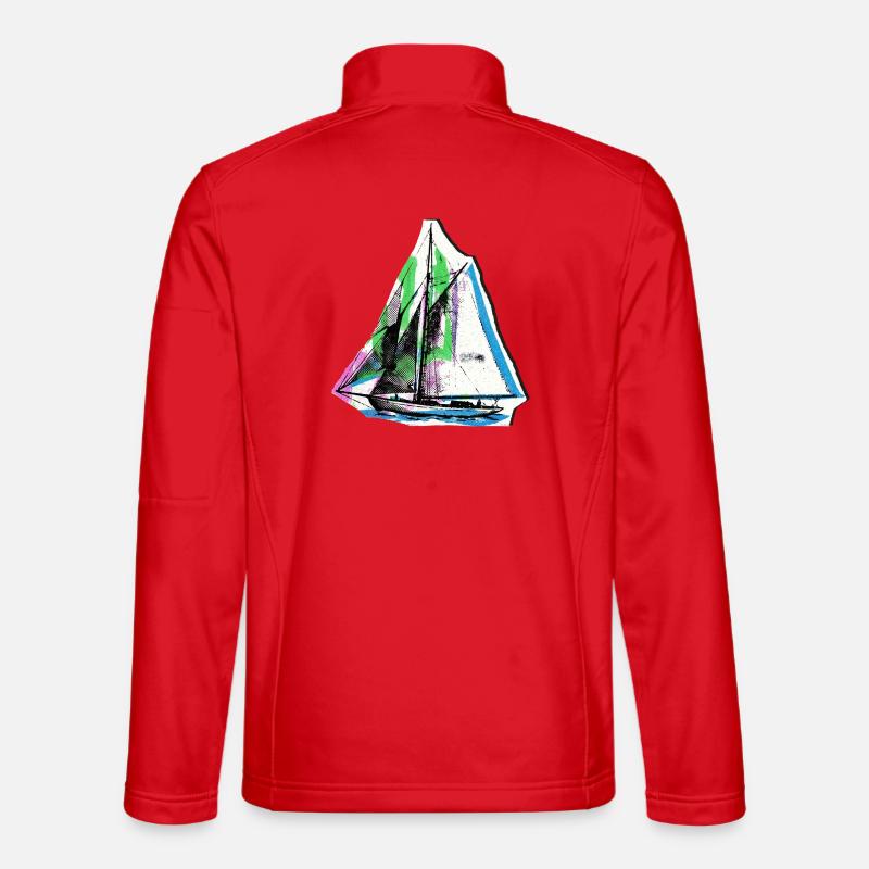 Sailor Sailing Ship Seafarer - Unisex Softshell Jacket - red
