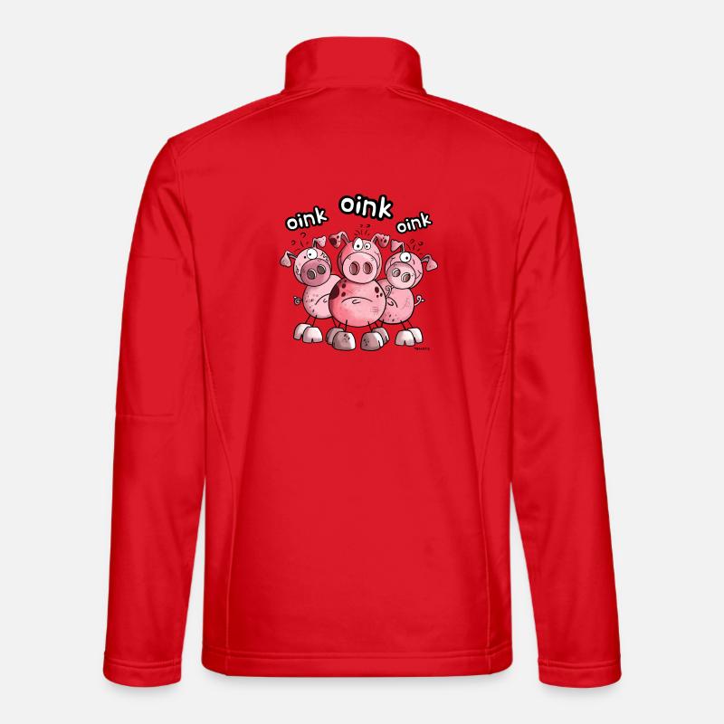 Das Schweine Team Unisex Softshelljacke