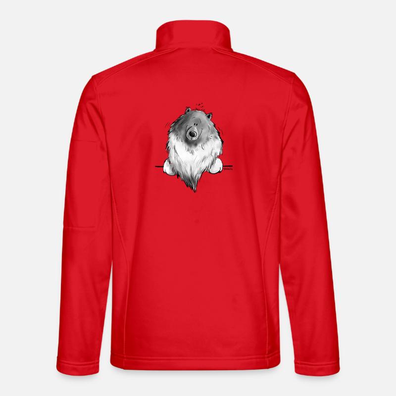 Funny Wolfsspitz I Comic Dog Gift Unisex Softshell Jacket