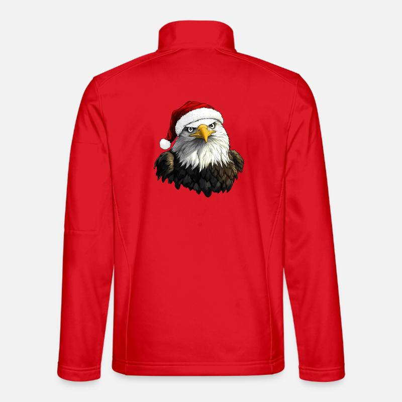 Weihnachtsmann Adler - Unisex Softshelljacke - Rot