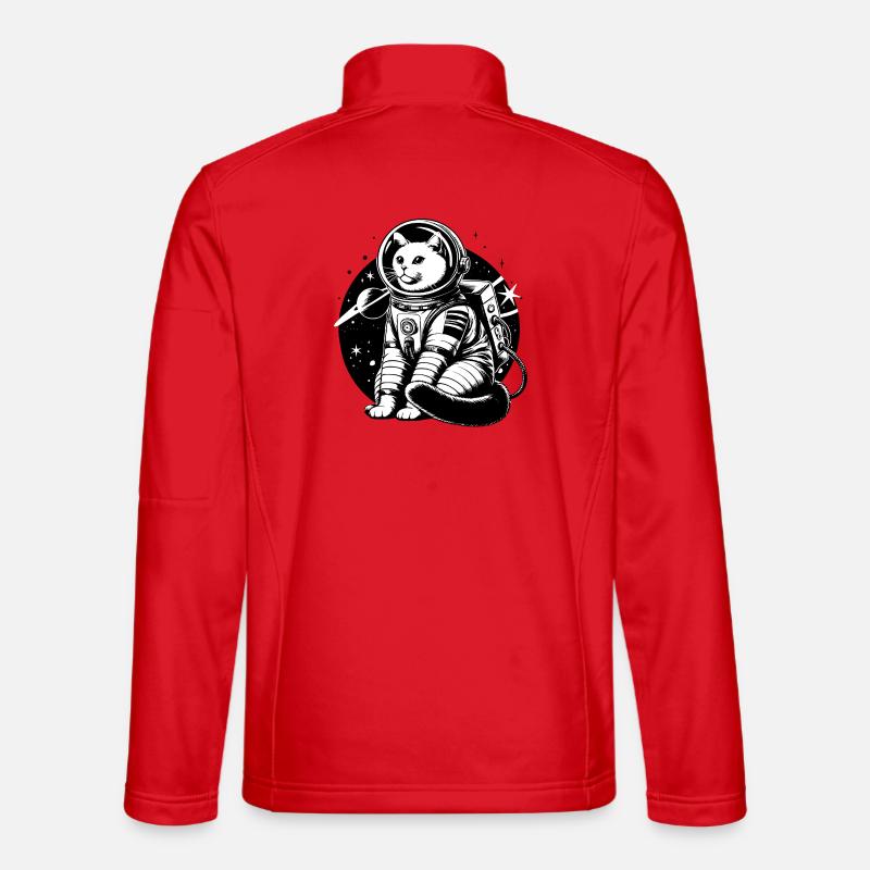 Astronauten Katze Unisex Softshelljacke