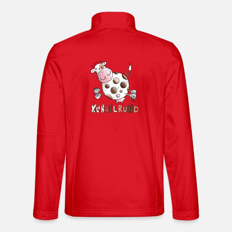 KuHgelrund - Unisex Softshelljacke - Rot