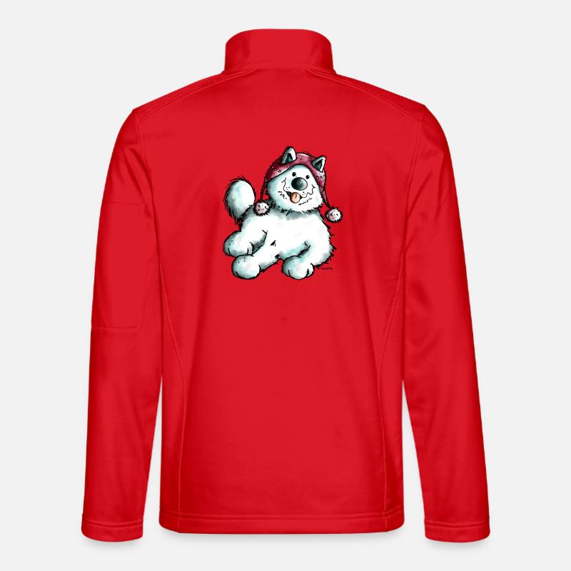 Mignon Samoyède Veste en tissu softshell Unisexe