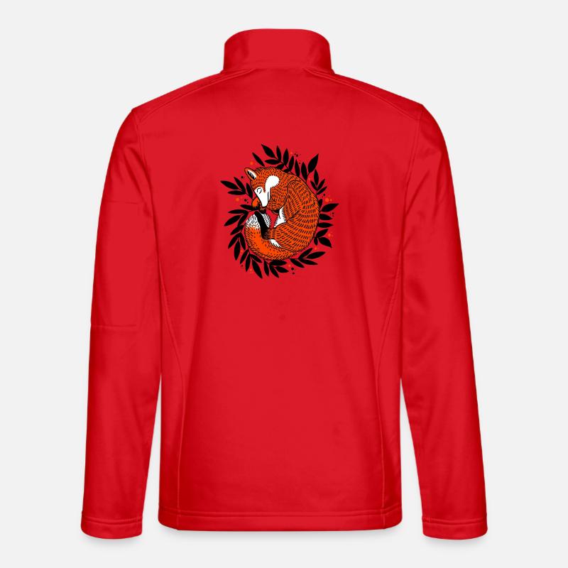 Fox - Unisex Softshell Jacket - red