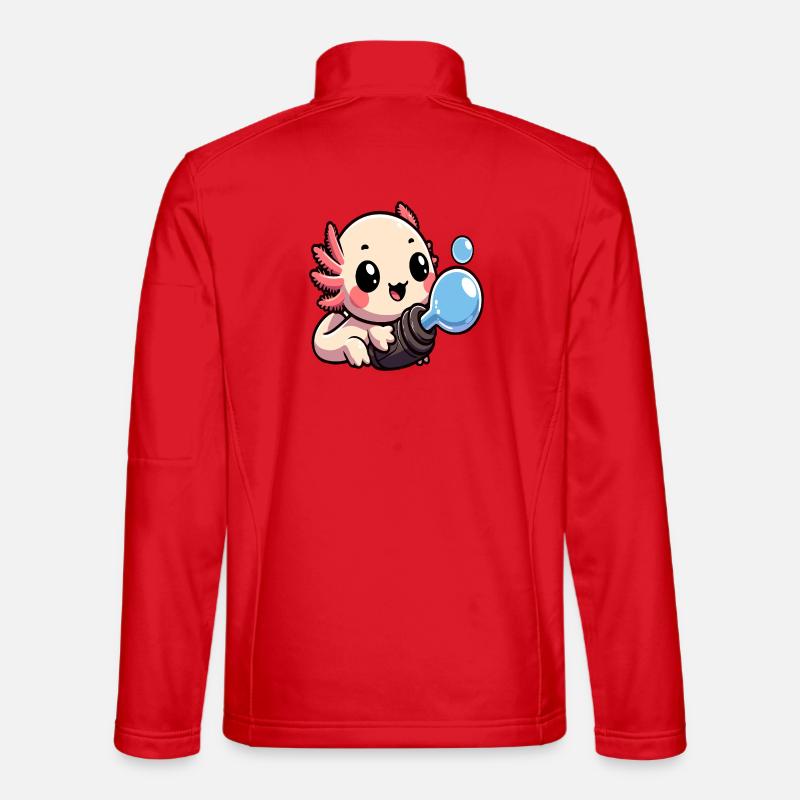 Bubble Buddy Hatchling - Unisex Softshell Jacket - red