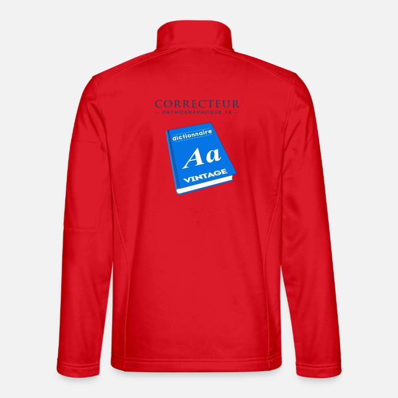 Rechtschreibprüfung - Unisex Softshelljacke - Rot