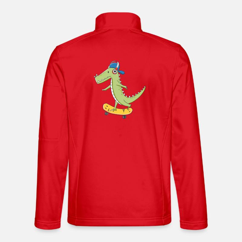 cooles Skater KROKO - Unisex Softshelljacke - Rot