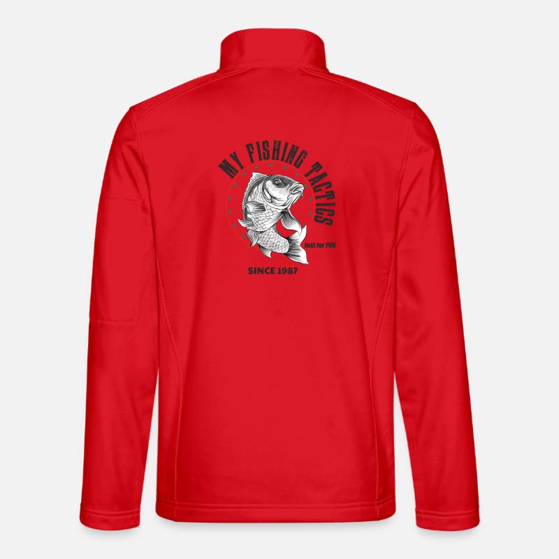 Carp - My Fishing Tactics - Unisex Softshell Jacket - red