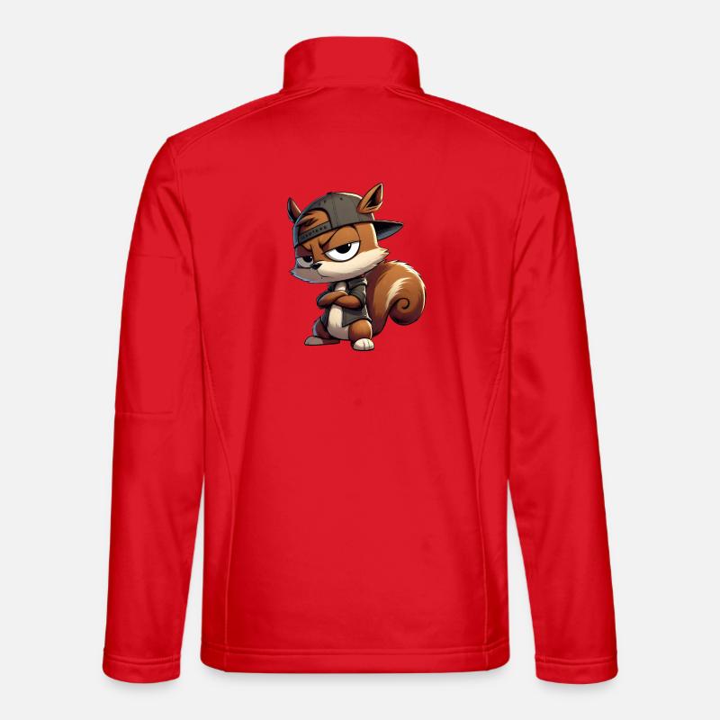 Eichhörnchen Hiphop Kappe Unisex Softshelljacke